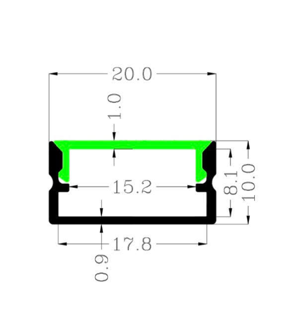 LED Track 916 (8ft)