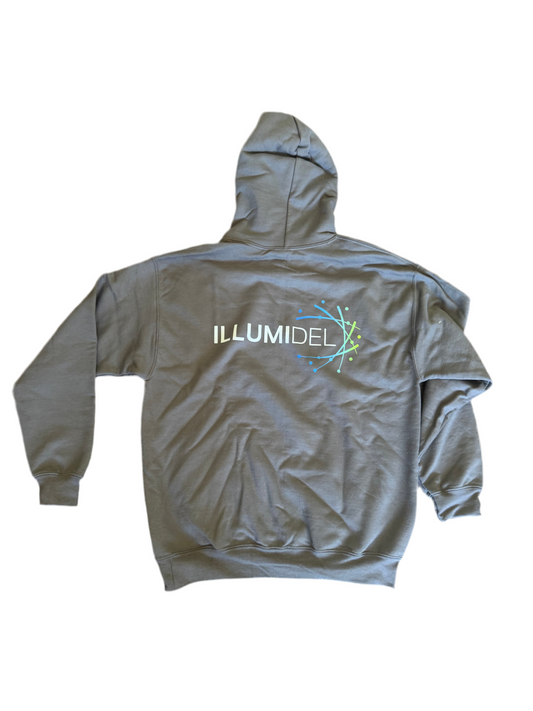 Kangourou Gris pâle avec logo illumidel