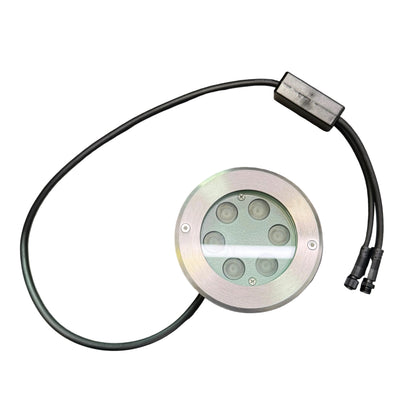 Illumidel round 6-watt ground light