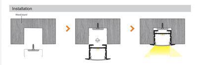 LED Track 656 Profile (8ft) ****NEW***