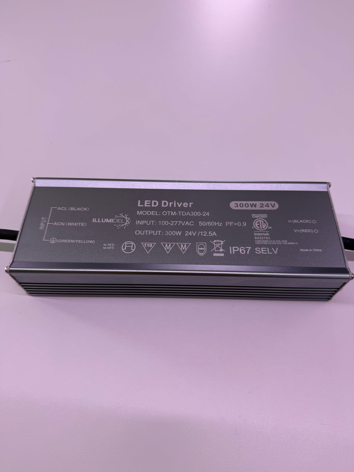 Transformateur LED 24v. 300 watts (non dimmable)
