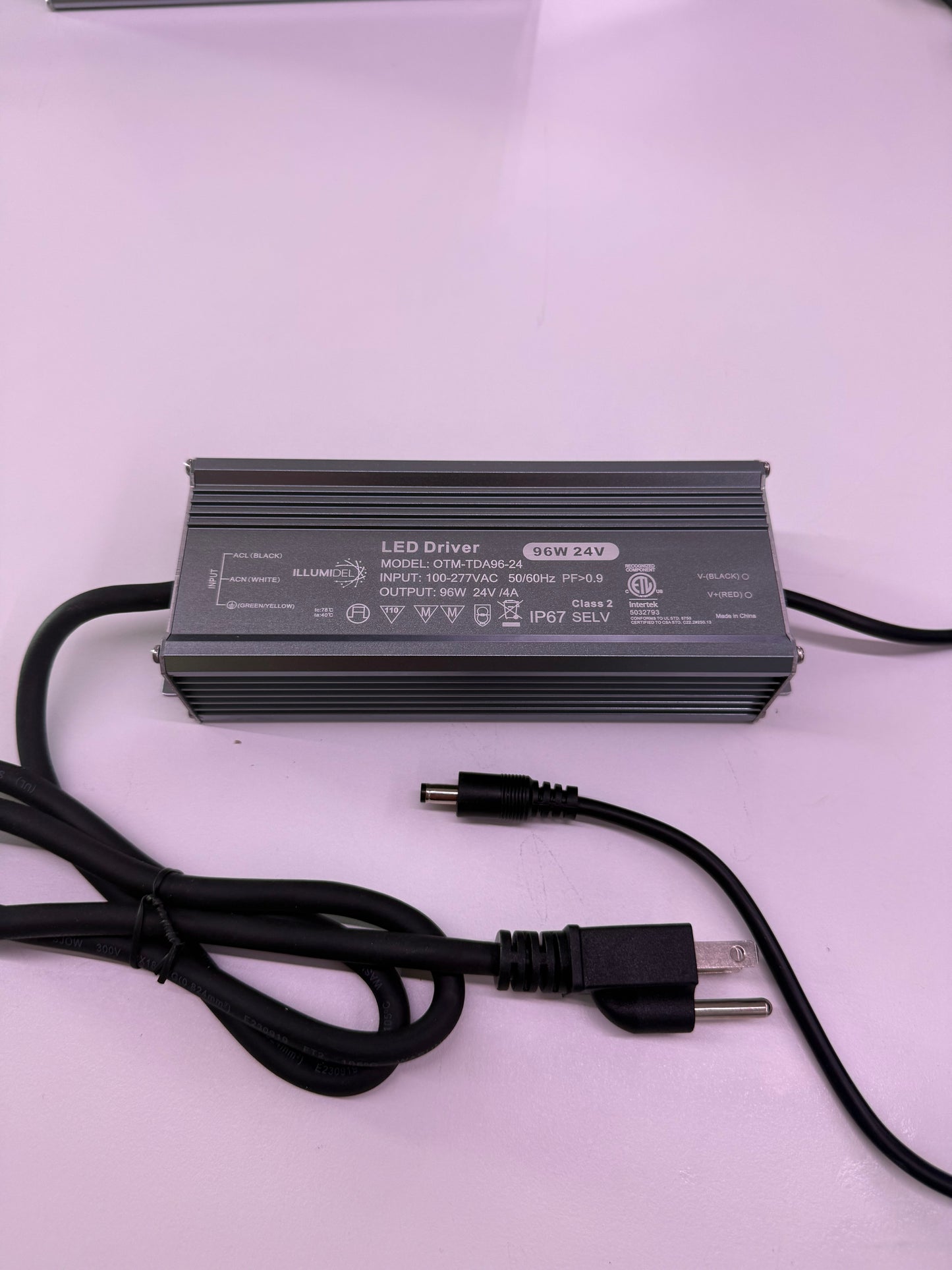 24V LED Driver. 96 watts (non-dimmable)