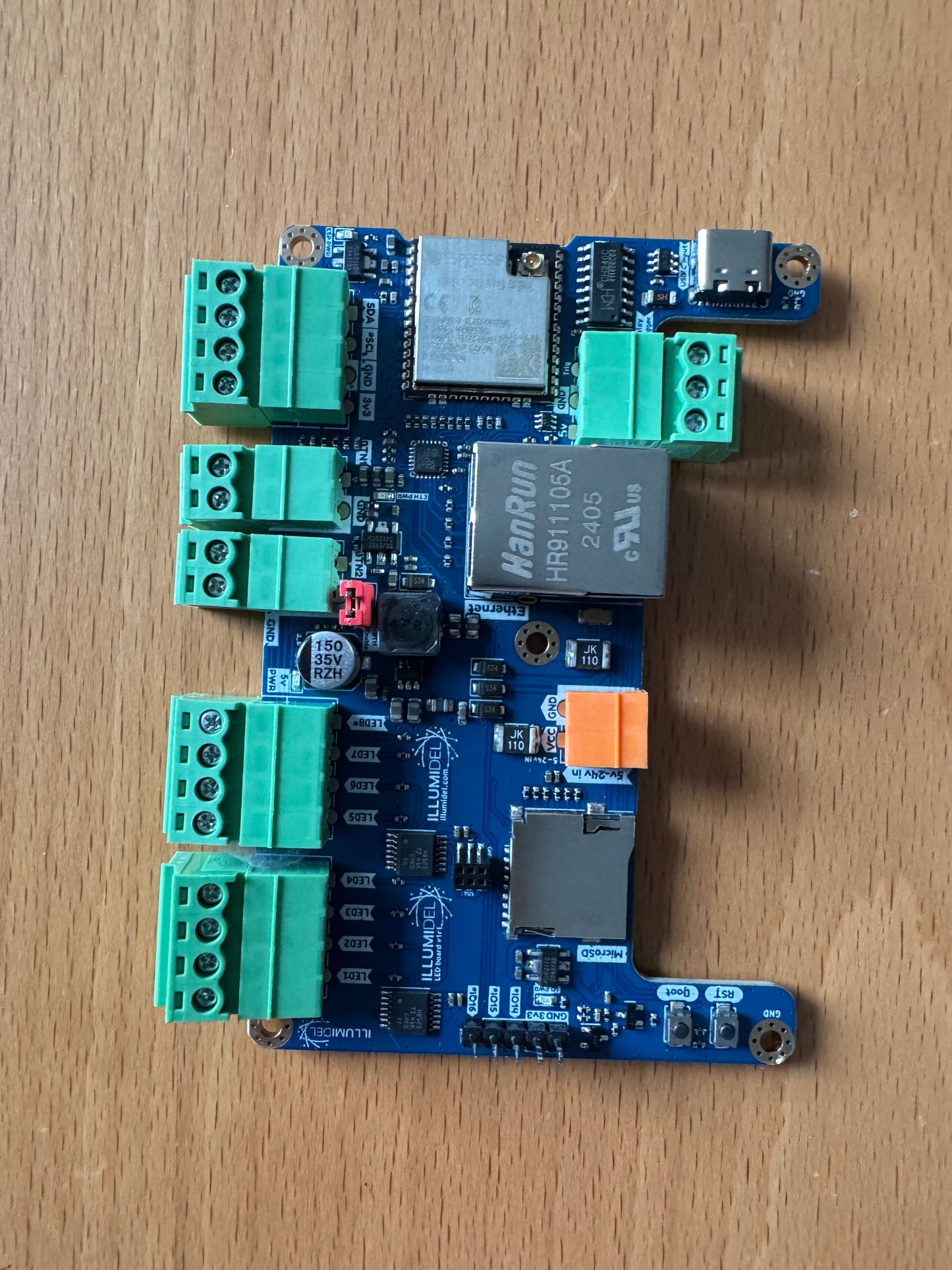 carte de contrôle illumidel