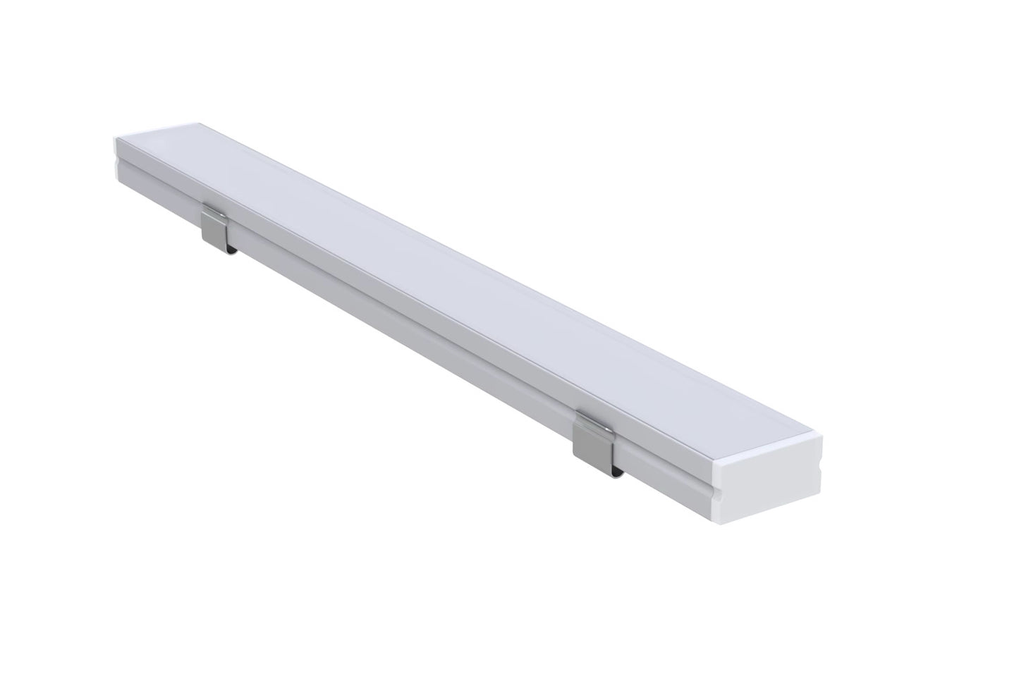 Perfil de riel LED 2100B (8 pies)