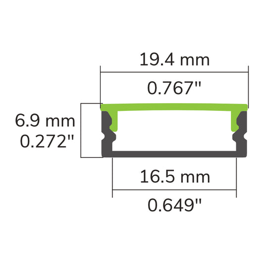 LED Track 2150 Profile (8ft) ****NEW***