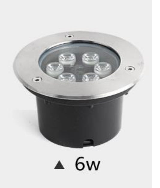 Lumière de sol ronde illumidel 6 watts